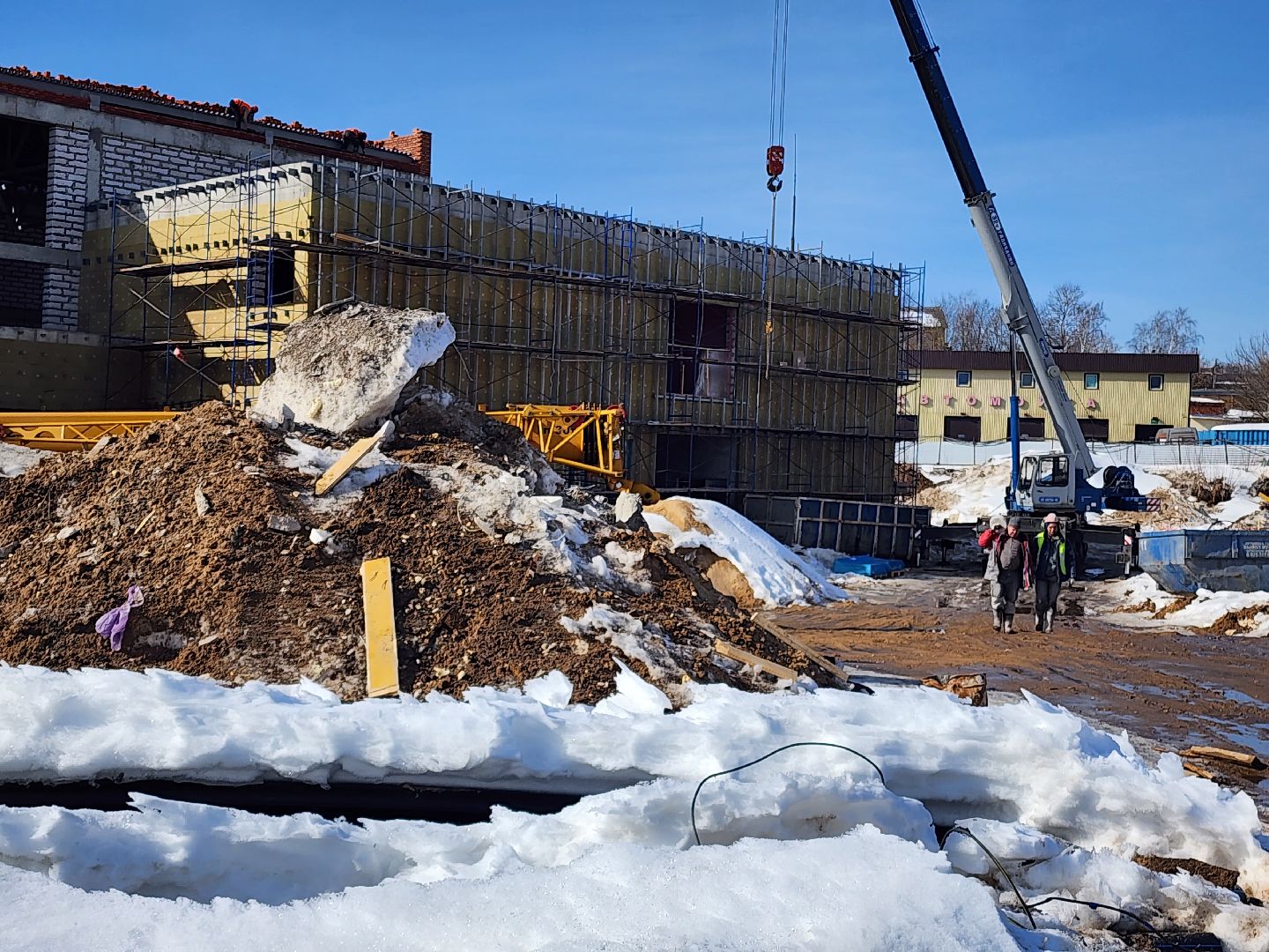строительство социальных объектов, строительство школы,