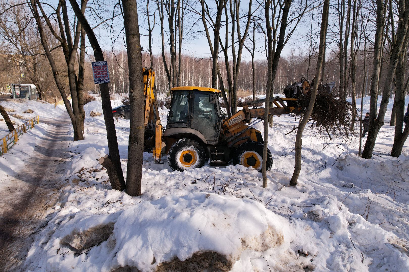 видео с коптера, лобня, парк, благоустройство,