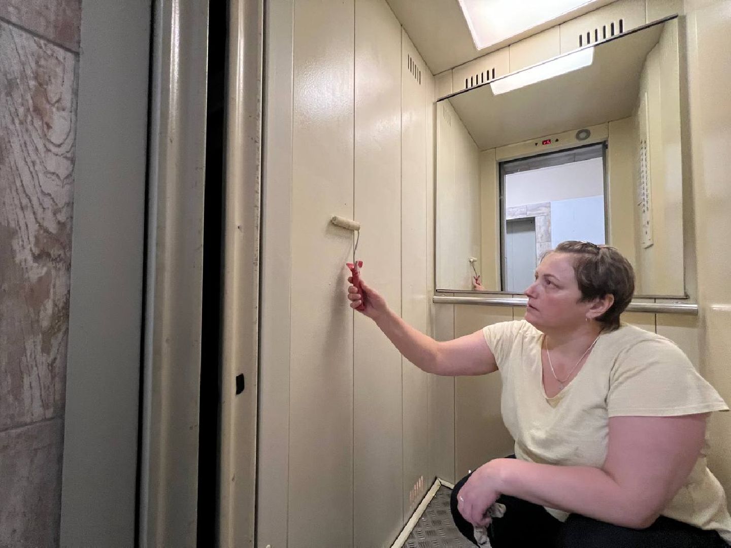 Реутов, лифт, ремонт, покраска стен,