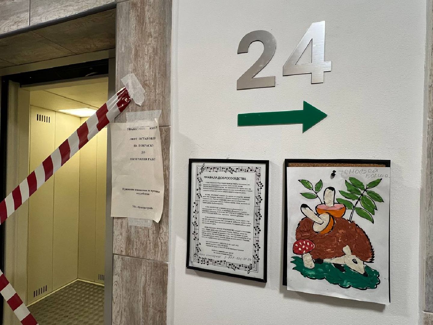 Реутов, лифт, ремонт, покраска стен,