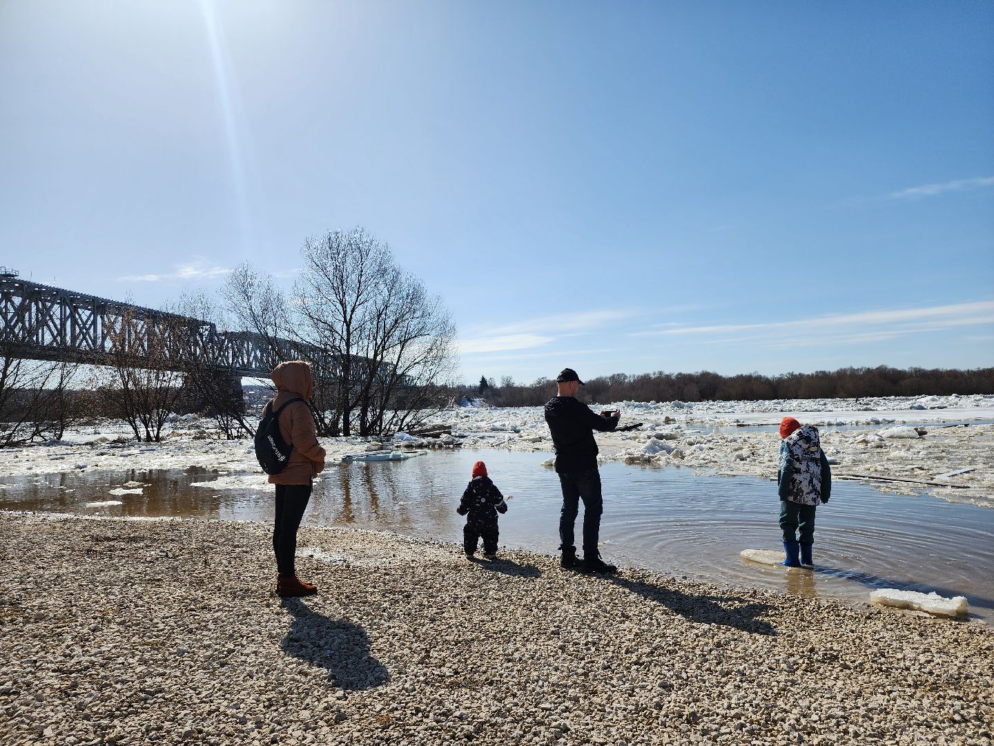 серпухов, подмосковье, паводок, река ока, станция ока, разлив, ледоход,