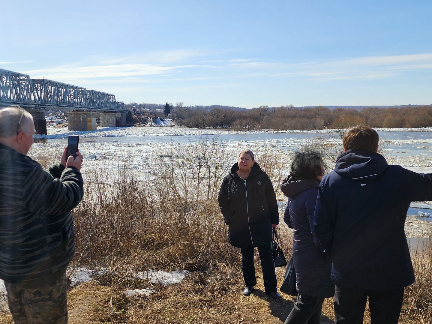 серпухов, подмосковье, паводок, река ока, станция ока, разлив, ледоход,