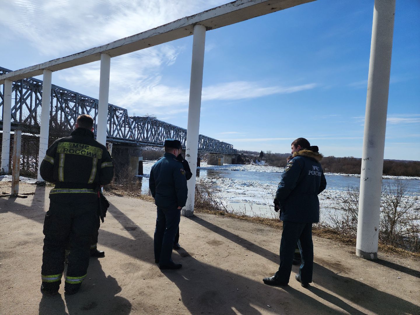 серпухов, подмосковье, паводок, река ока, станция ока, разлив, ледоход,