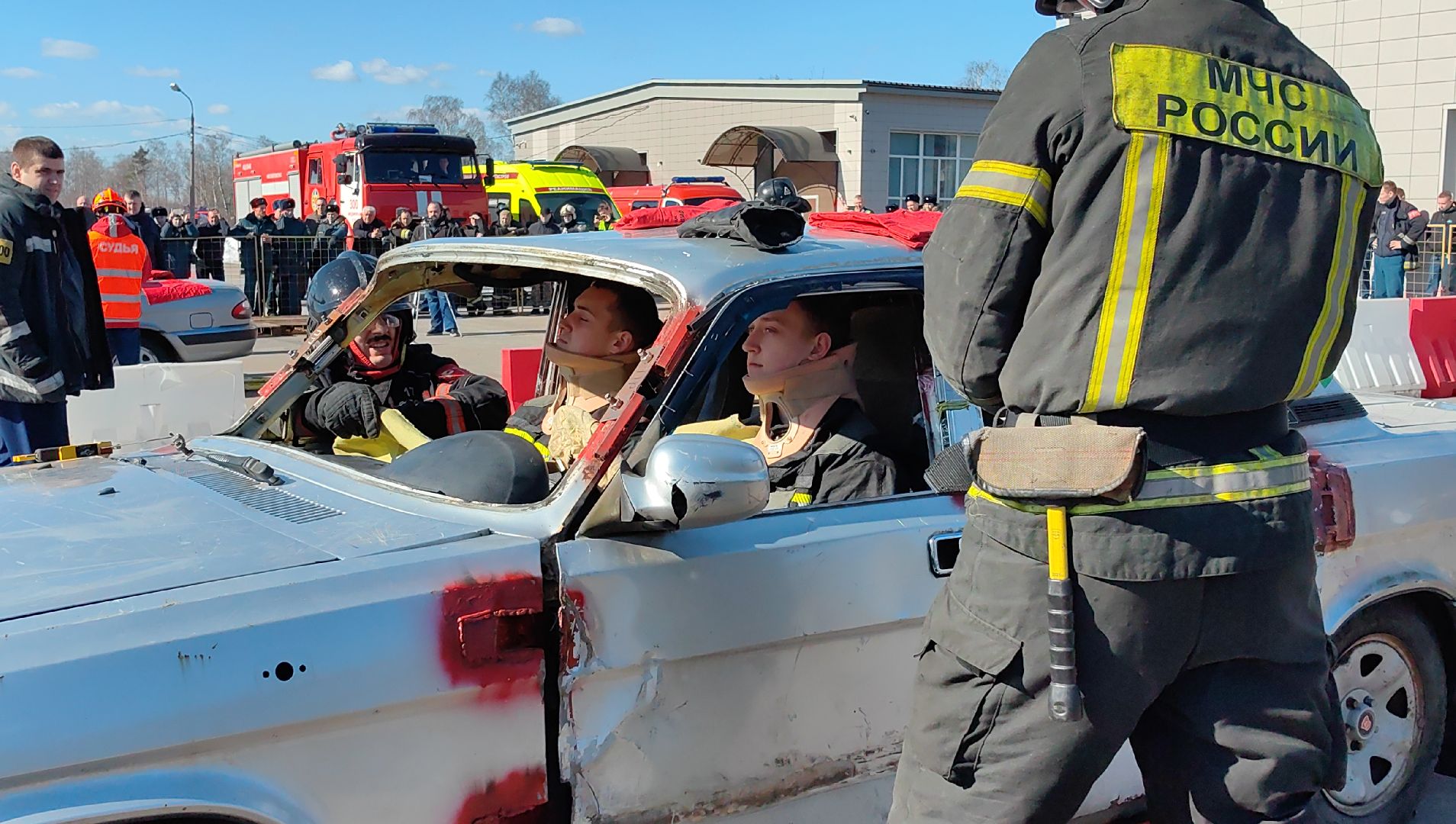 МЧС россии, соревнования, транспорт, ликвидация последствия ДТП,