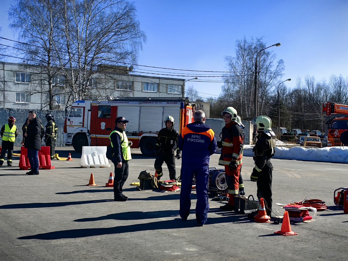МЧС россии, соревнования, транспорт, ликвидация последствия ДТП,