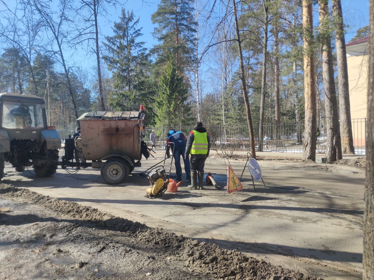 ямочный ремонт, Дубна, ЖКХ, Благоустройство,