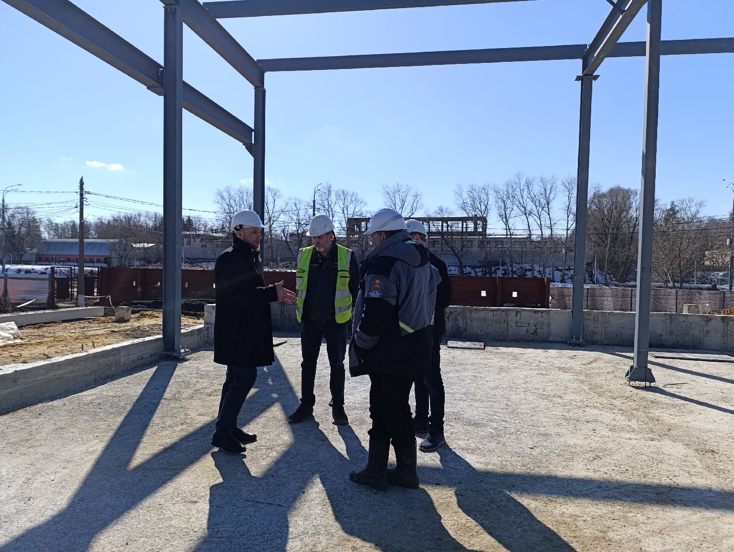 Бронницы, Строительство ФОК, Строительство эллинга,