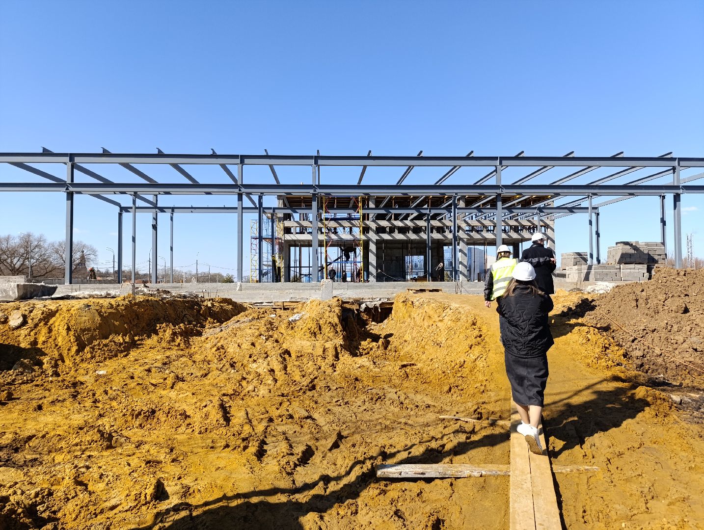 Бронницы, Строительство ФОК, Строительство эллинга,