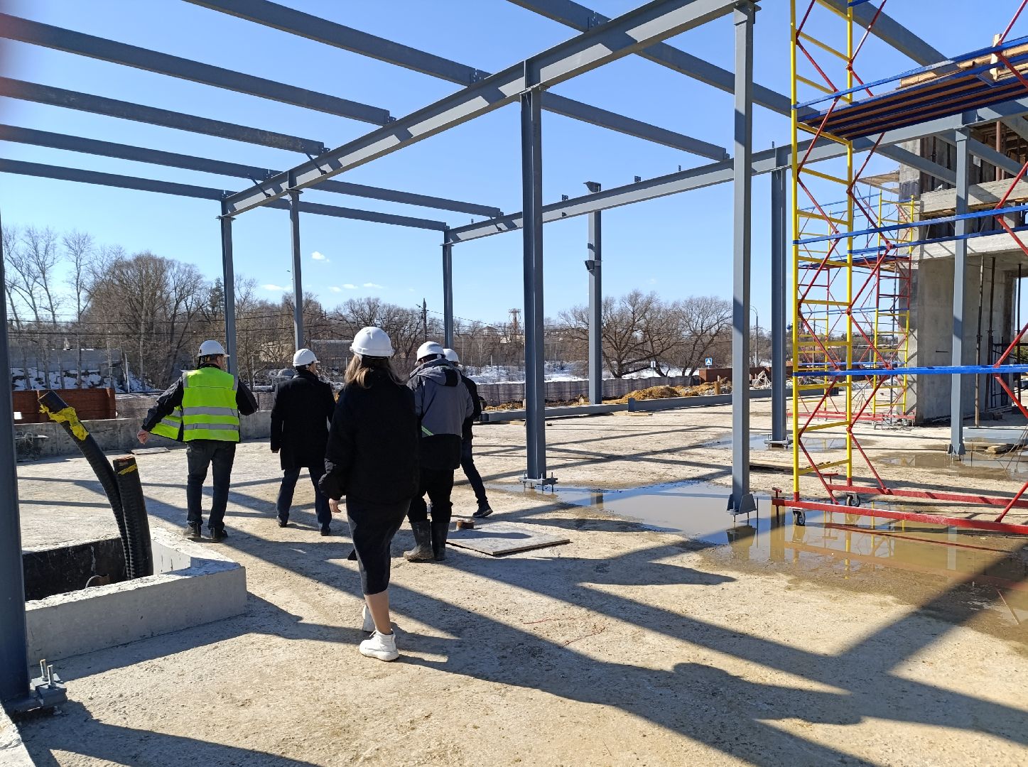 Бронницы, Строительство ФОК, Строительство эллинга,