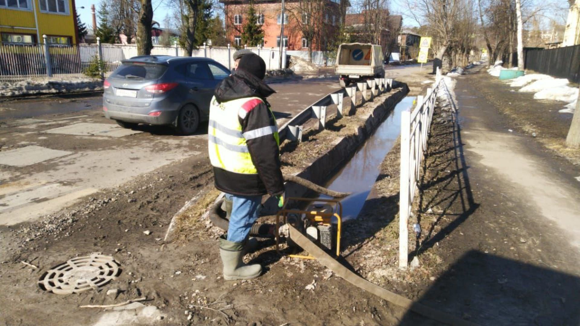 ЖКХ, подтопления, уборка, Старая Купавна, Богородский городской округ,