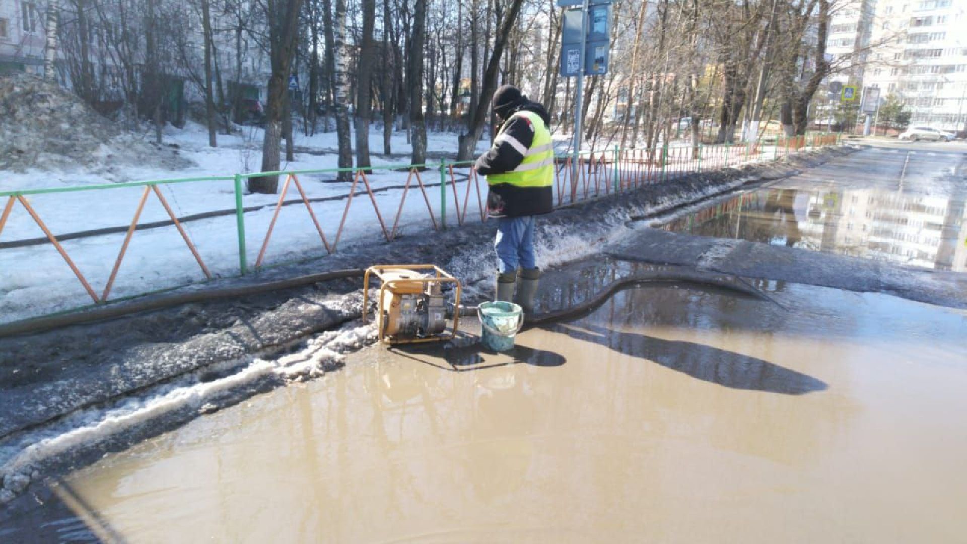 ЖКХ, подтопления, уборка, Старая Купавна, Богородский городской округ,