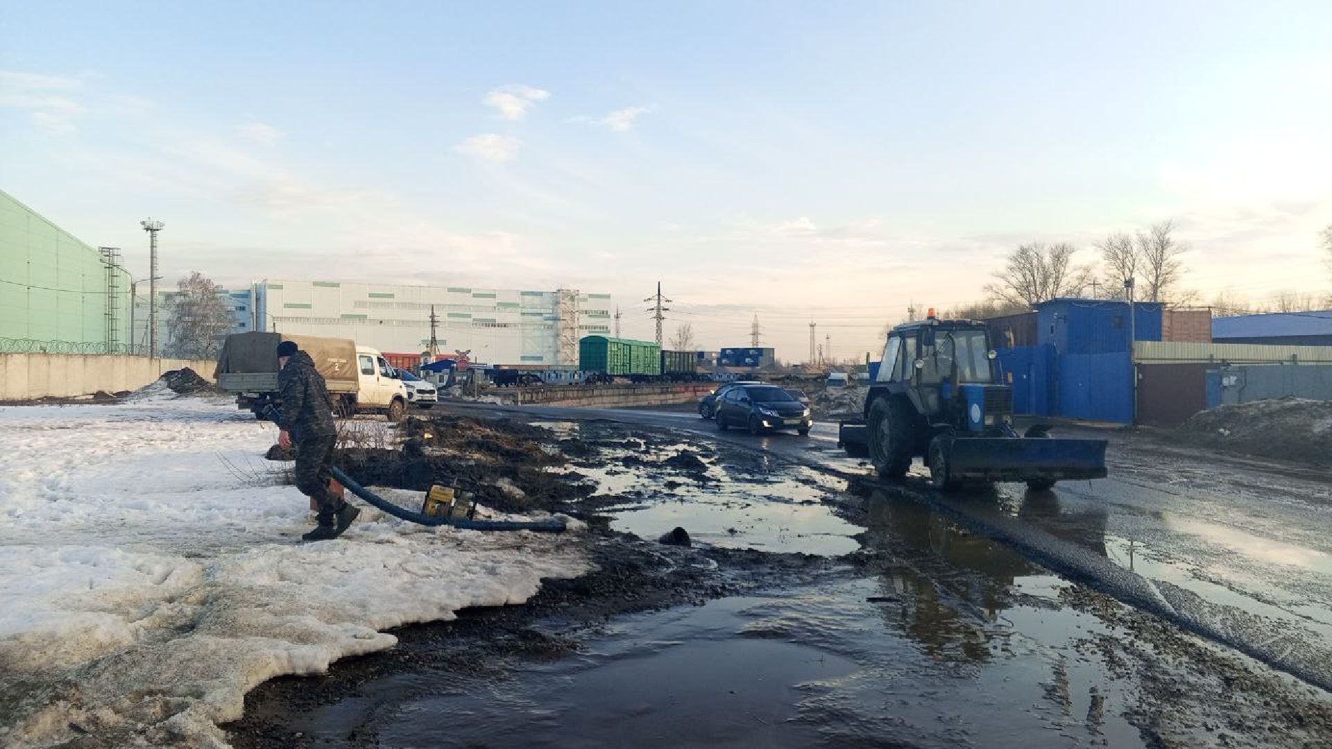 ЖКХ, подтопления, уборка, Старая Купавна, Богородский городской округ,