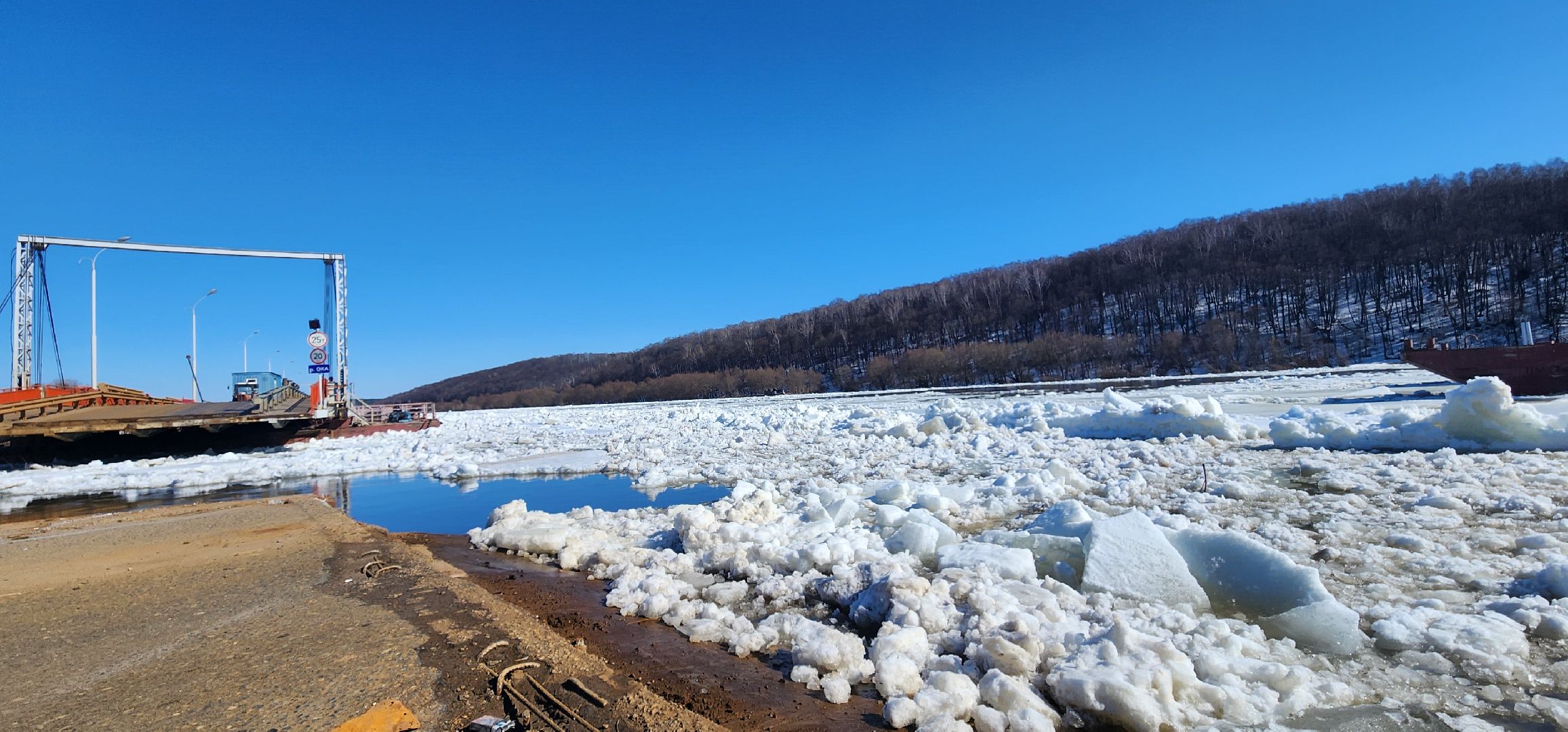 Коломна, Озеры, паводок, ледоход,