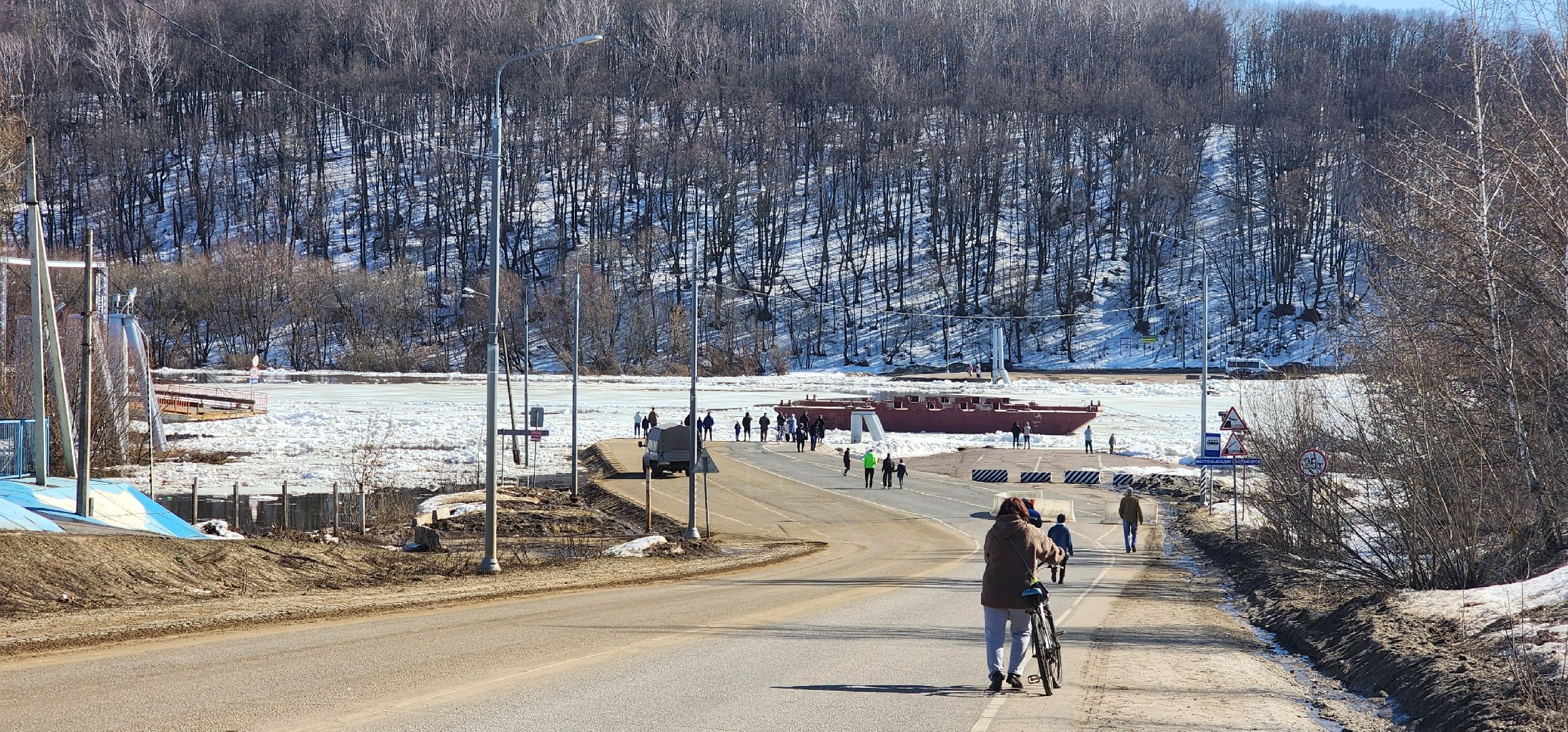 Коломна, Озеры, паводок, ледоход,