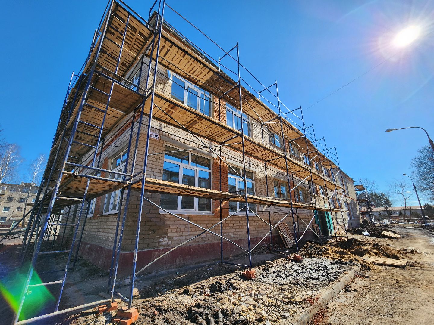 строительство, капитальный ремонт, капитальный ремонт детского сада, руза, рузский городской округ, московская область, подмосковье,