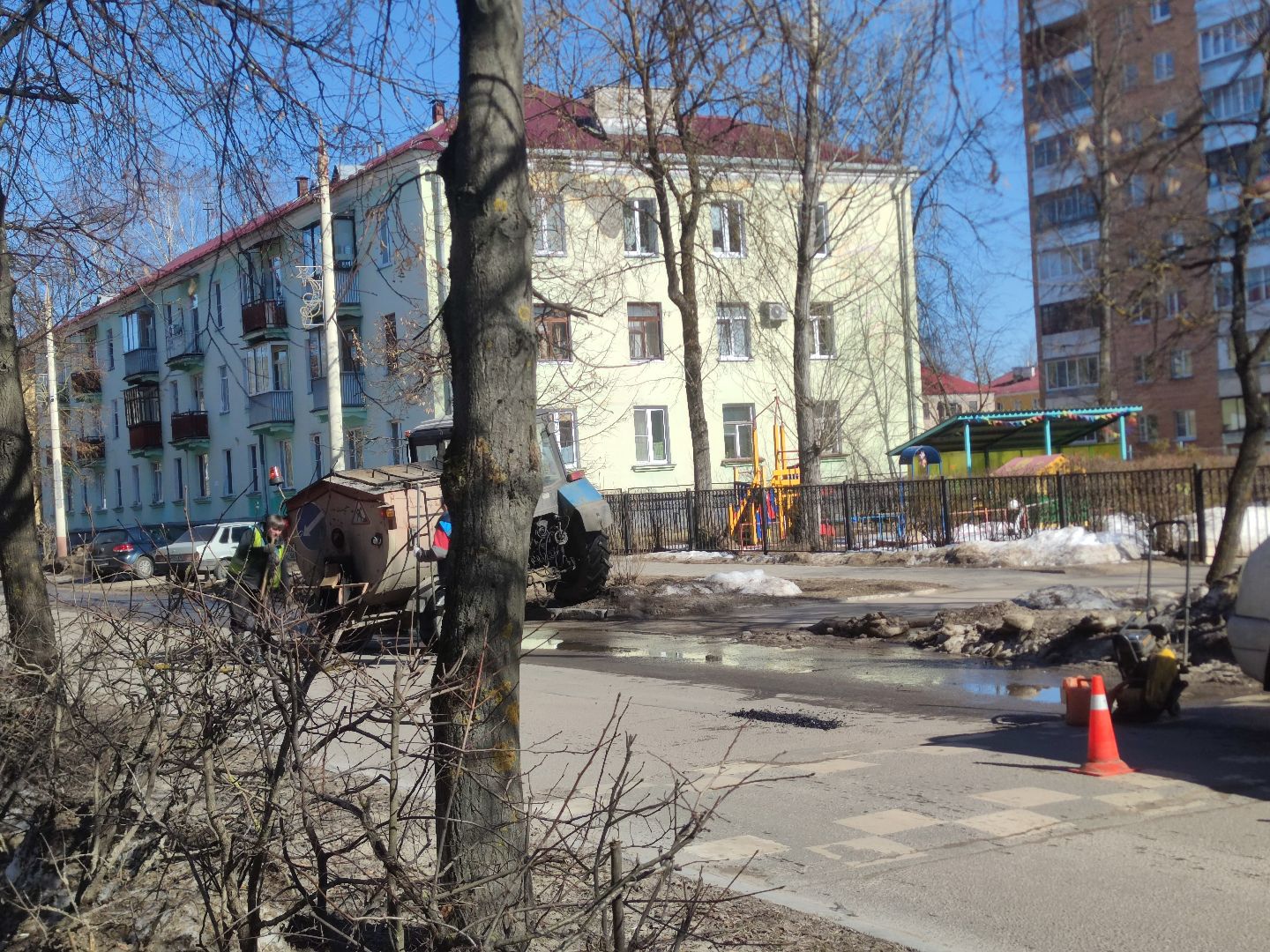 Дубна, Ямочный ремонт, Коммунальные службы, ЖКХ,