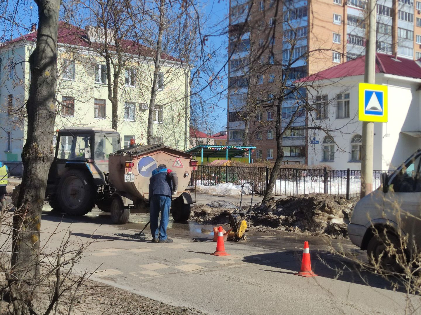 Дубна, Ямочный ремонт, Коммунальные службы, ЖКХ,