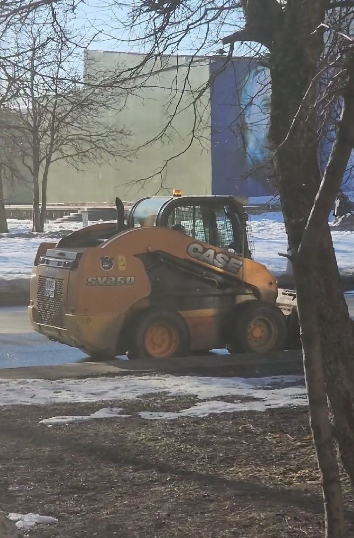 долгопрудный, субботник, Дирижабельная, дорожные службы, остановки,