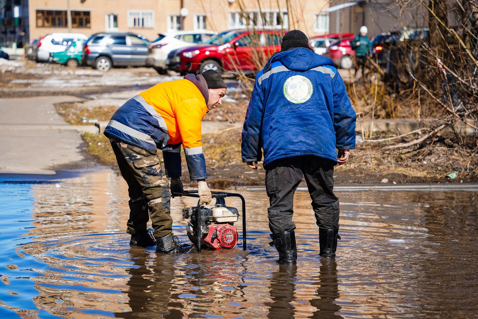 борьба с паводком, Шатура, Большая Шатура, паводок,