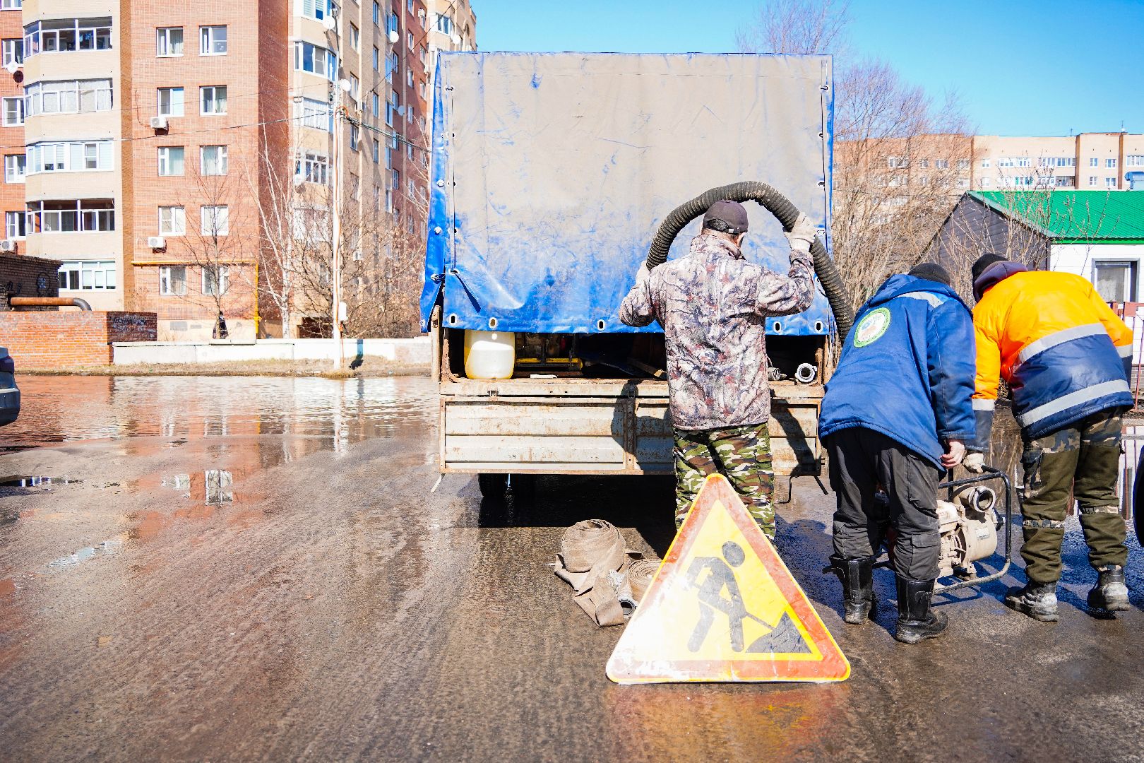 борьба с паводком, Шатура, Большая Шатура, паводок,