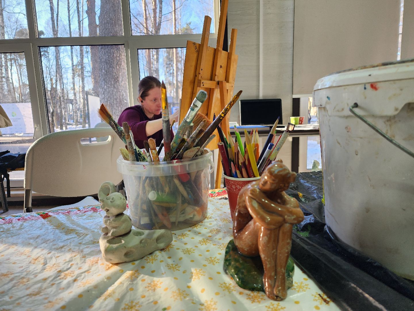 творчество, живопись, Центральный парк, Ногинск, Богородский городской округ,