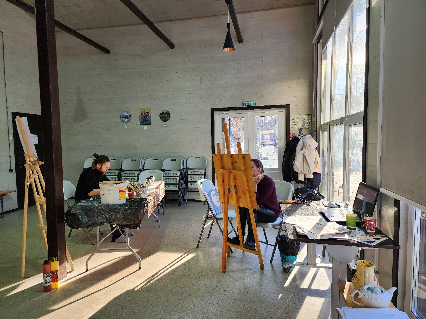 творчество, живопись, Центральный парк, Ногинск, Богородский городской округ,