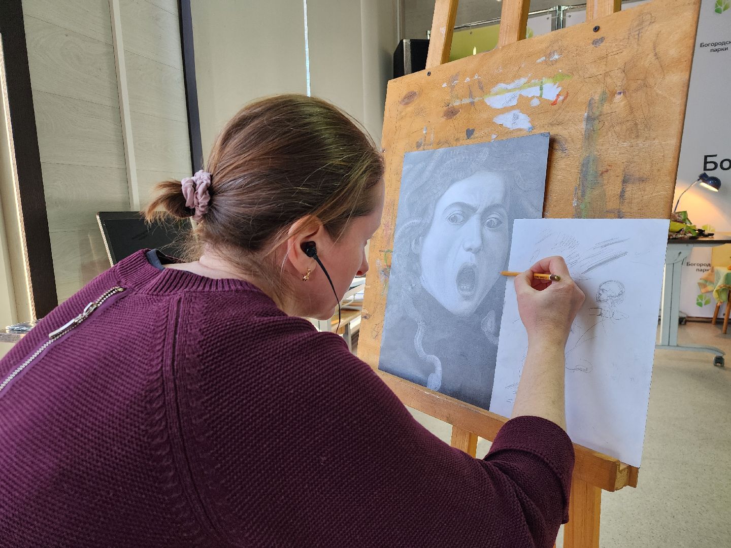 творчество, живопись, Центральный парк, Ногинск, Богородский городской округ,