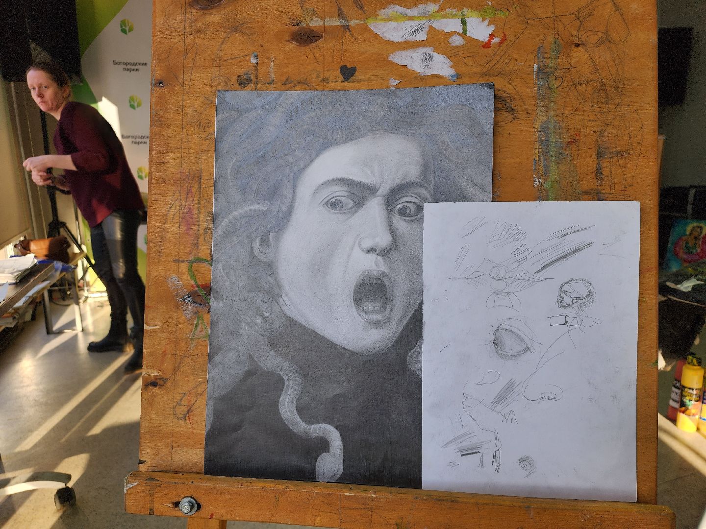 творчество, живопись, Центральный парк, Ногинск, Богородский городской округ,