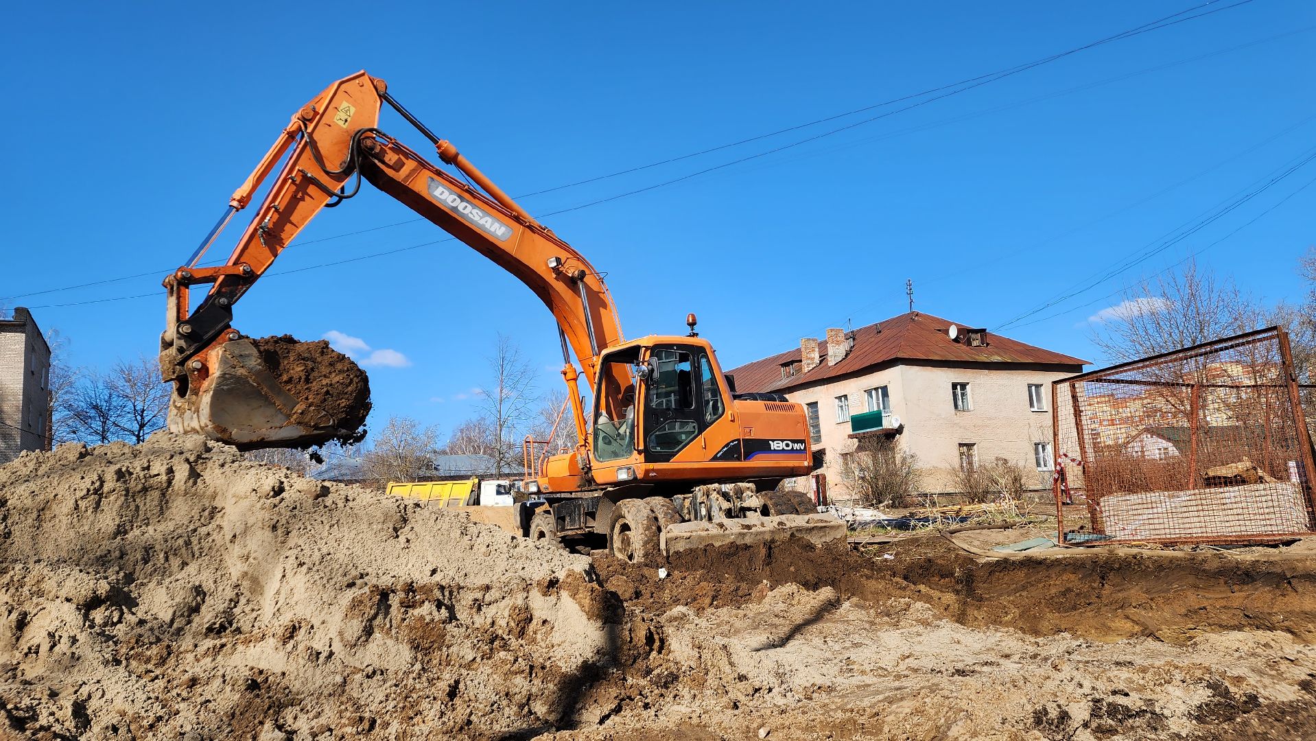 строительство, теплотрасса, поликлиника, жкх, медицина, Лосино-Петровский,