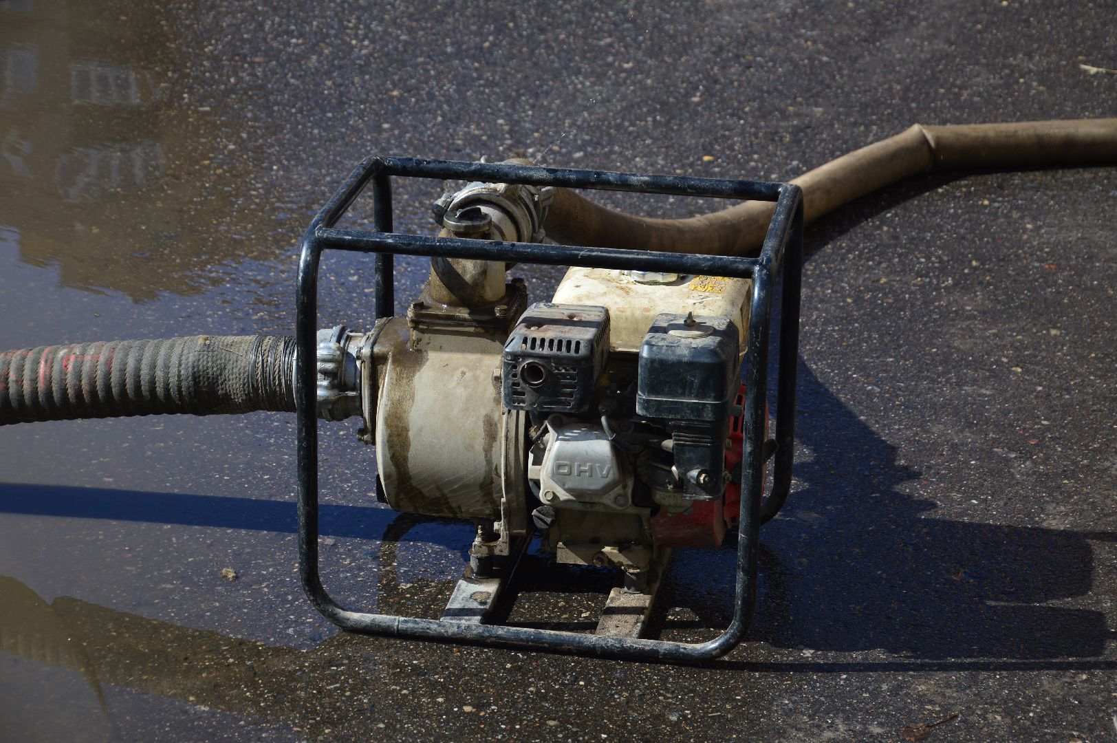 шатура, жкх, жкх и благоустройство, жкх подмосковье, откачка луж, лужа,