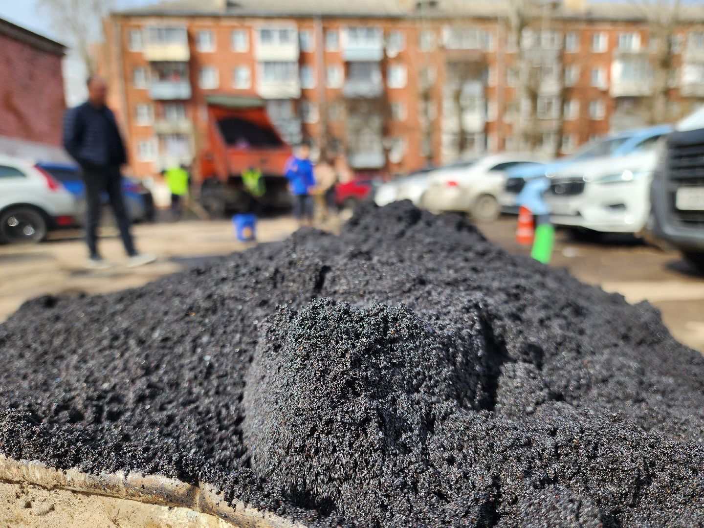 Подольск, дороги, ямочный ремонт, асфальт,