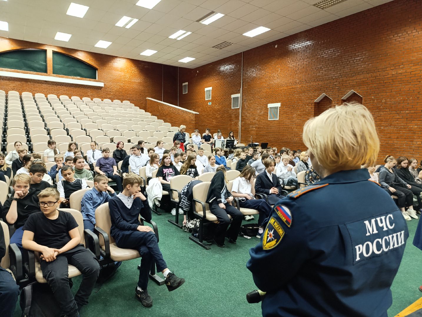 Бронницы, МЧС, Пожарные, Пожарные в школе,