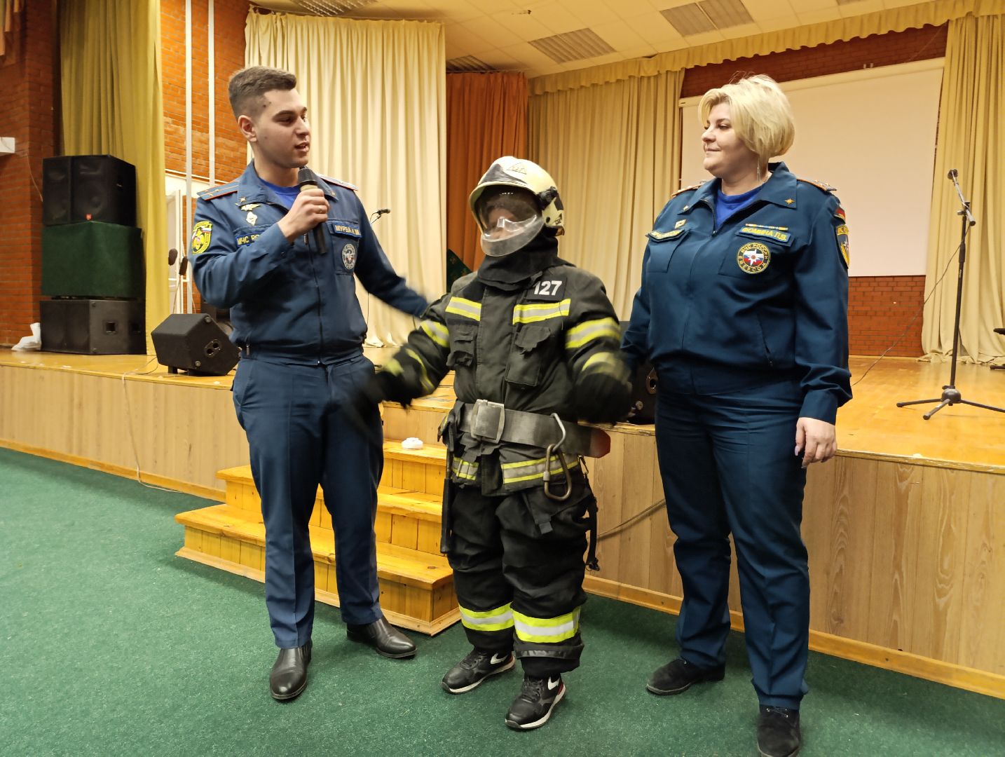 Бронницы, МЧС, Пожарные, Пожарные в школе,