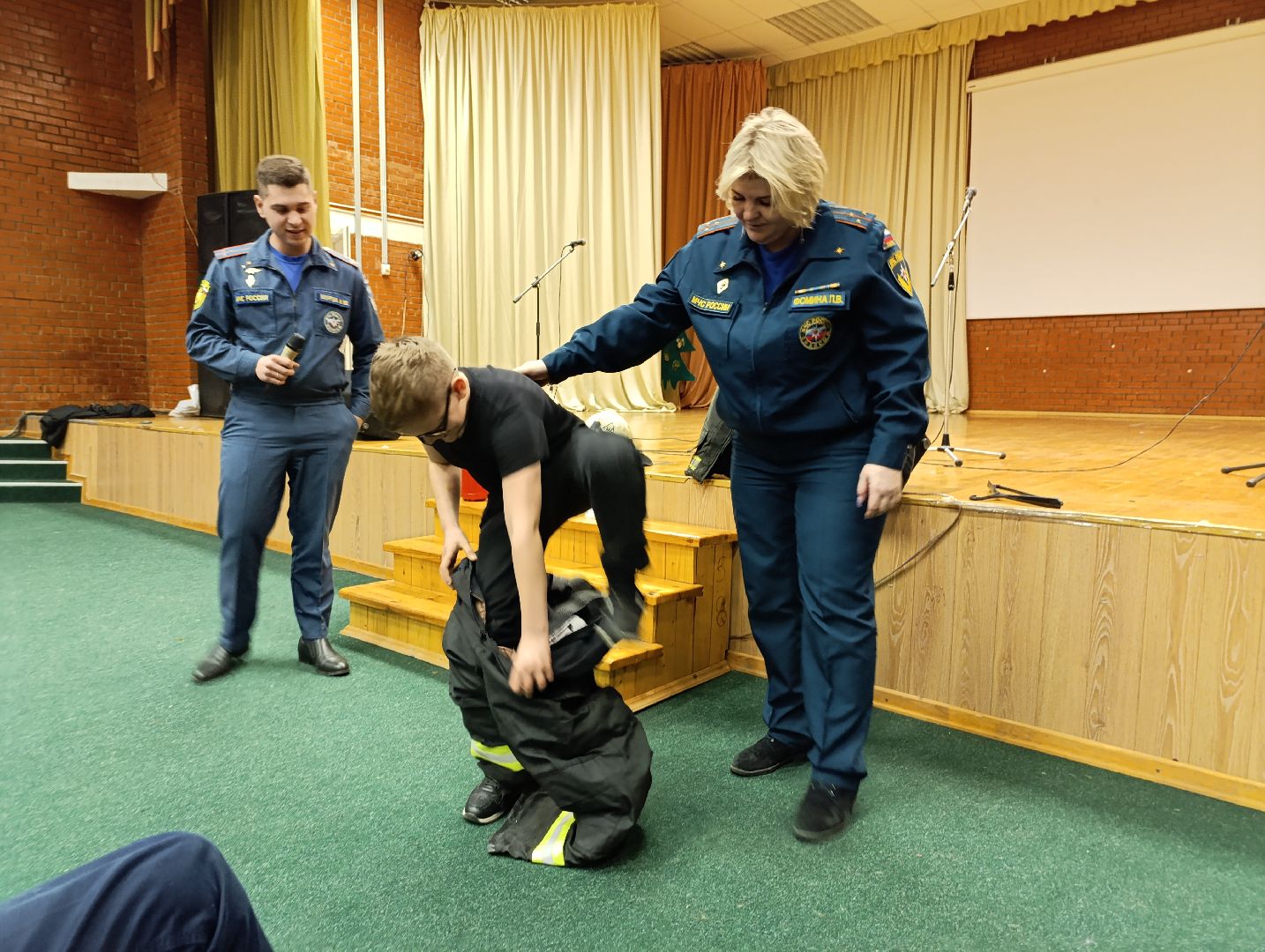 Бронницы, МЧС, Пожарные, Пожарные в школе,