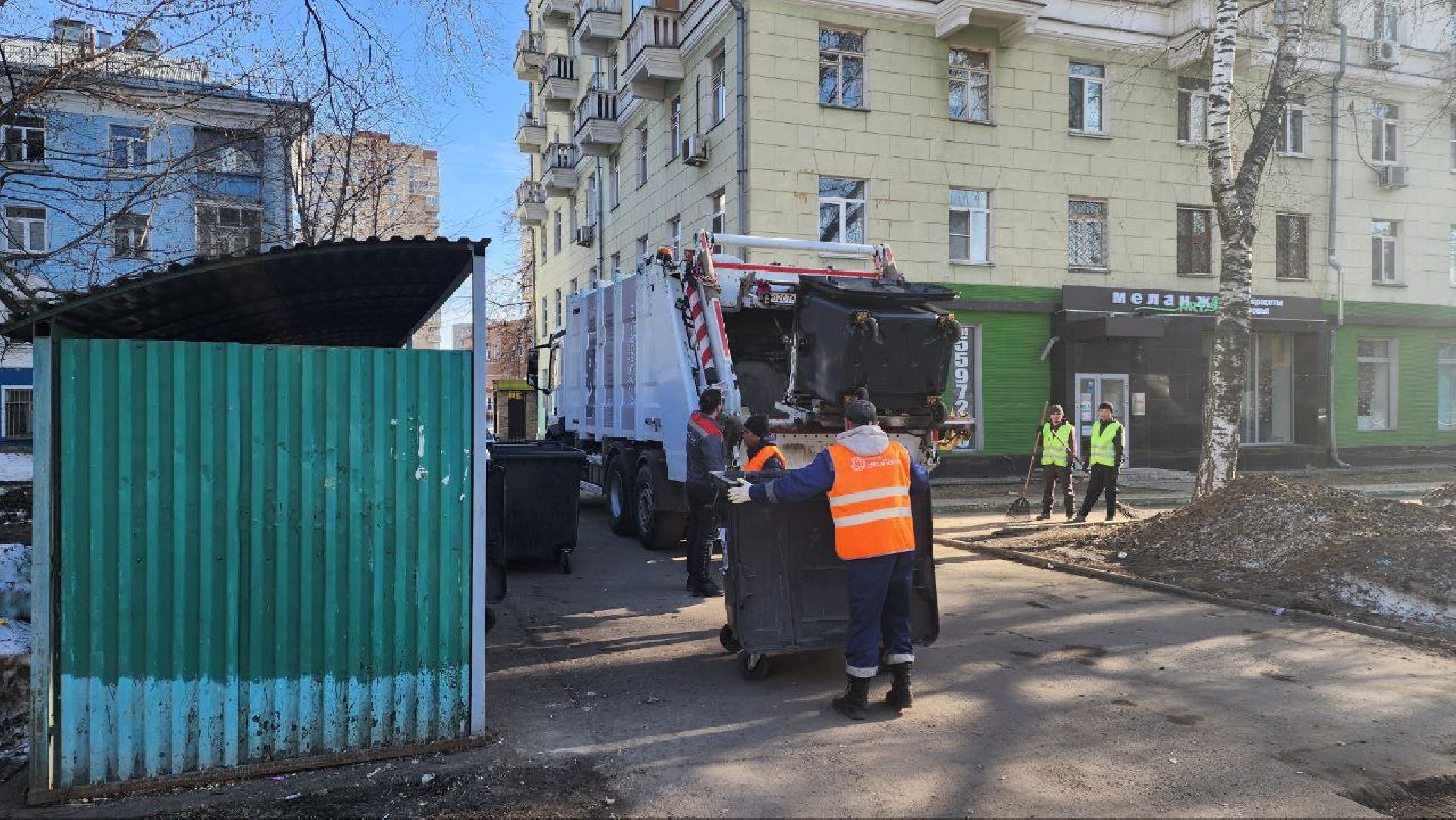 Люберцы, вывоз мусора, контейнерная площадка,