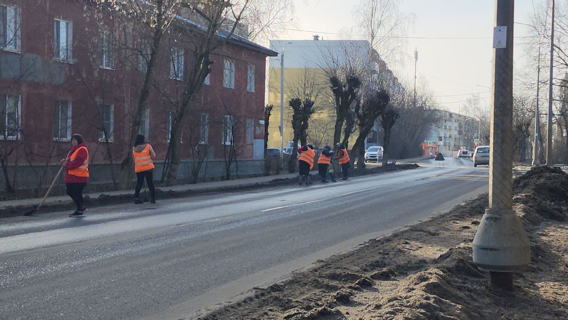 серпухов, улица захаркина, улица чернышевского, улица пионерская, комбинат благоустройства, дорожный смет, дороги, уборка города,