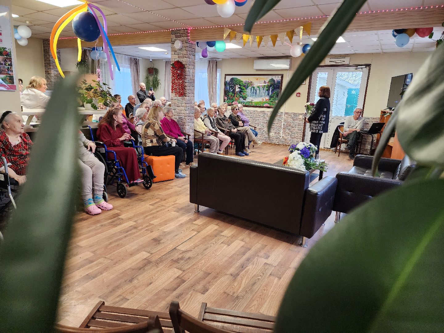 Творческий вечер, пансионат, пенсионеры, руза, рузский городской округ, Лариса Лужина, актриса,