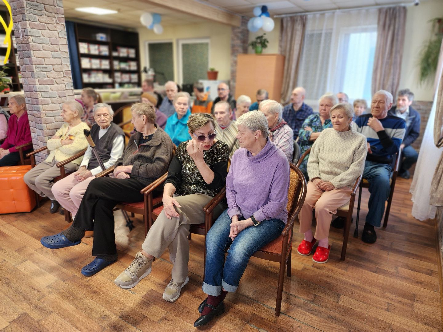 Творческий вечер, пансионат, пенсионеры, руза, рузский городской округ, Лариса Лужина, актриса,