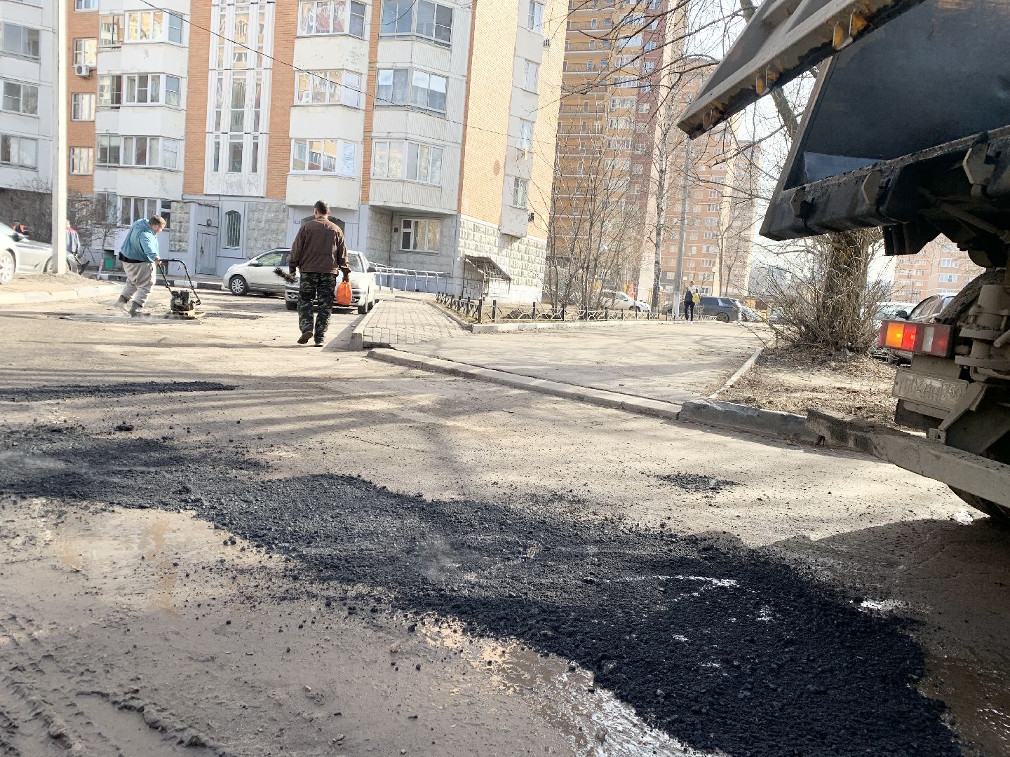 Балашиха, Подмосковье, ямочный ремонт, дороги, ямы,