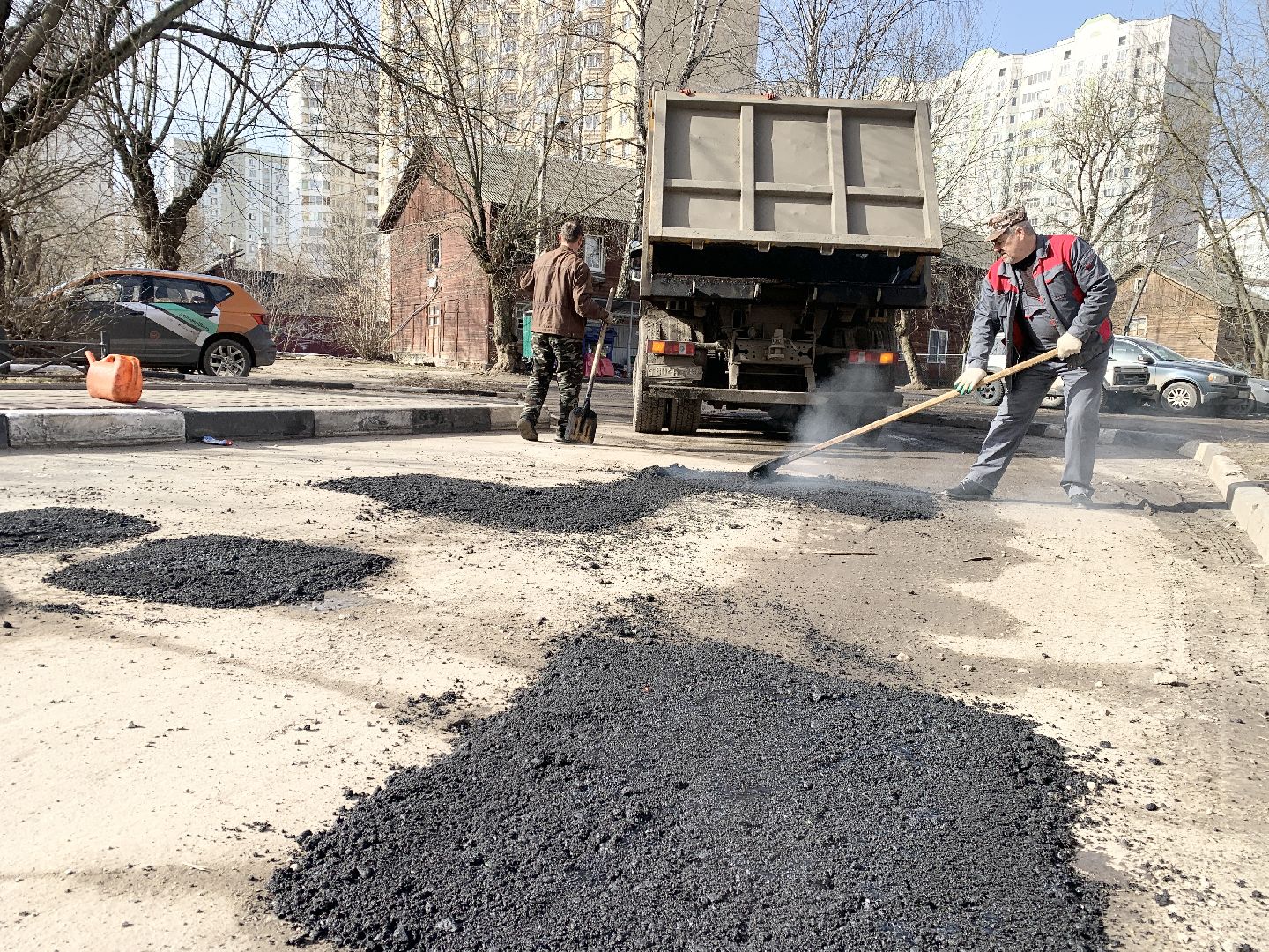 Балашиха, Подмосковье, ямочный ремонт, дороги, ямы,