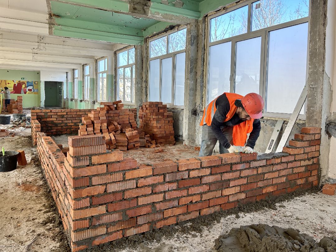 капитальный ремонт, строительство, школа