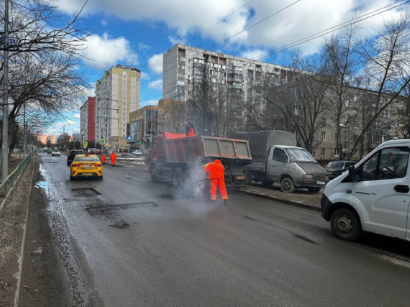 дороги подмосковья, Ремонт, ямы, ямочный ремонт,
