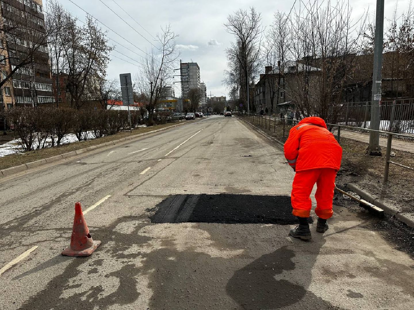 дороги подмосковья, Ремонт, ямы, ямочный ремонт,