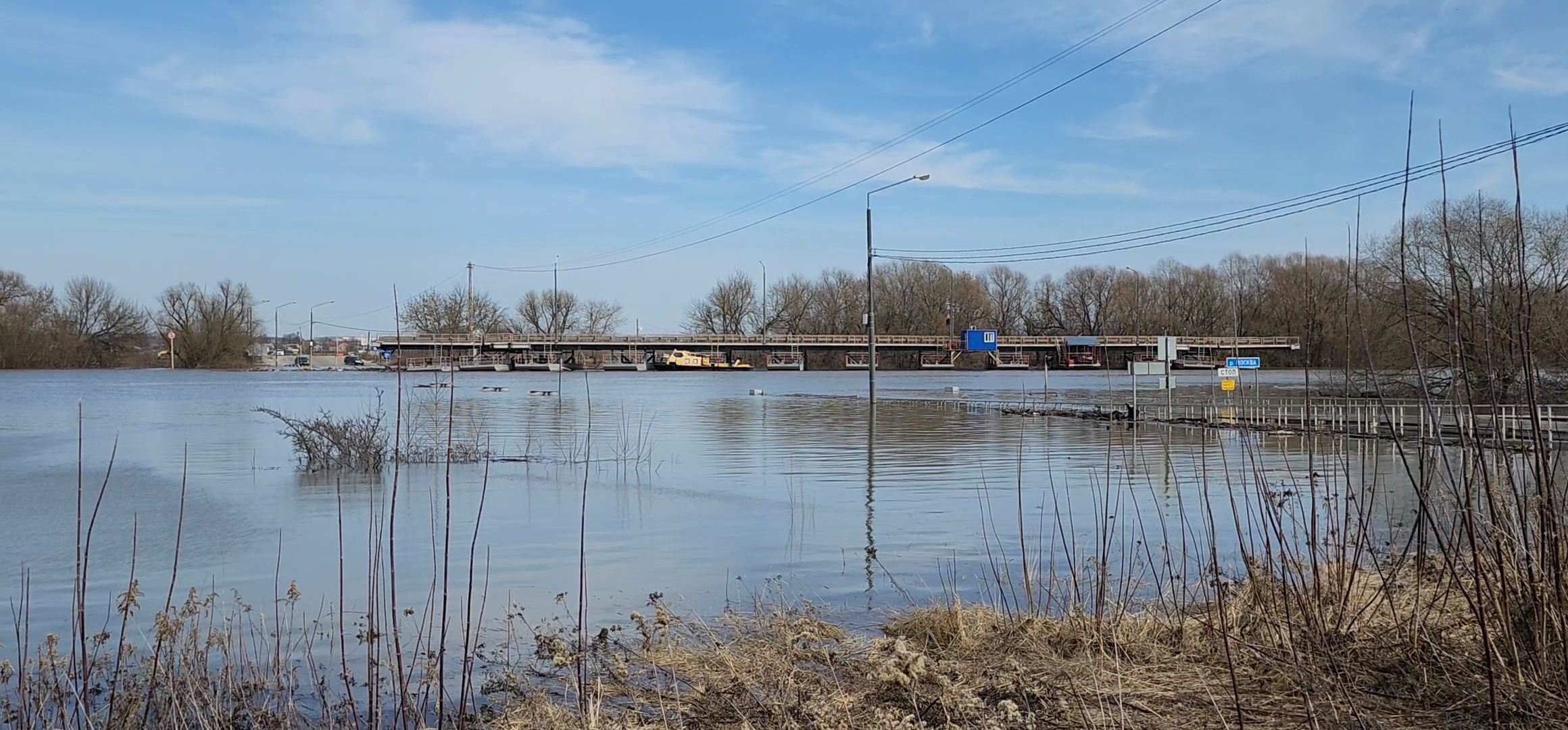 Коломна, паводок, разлив реки,
