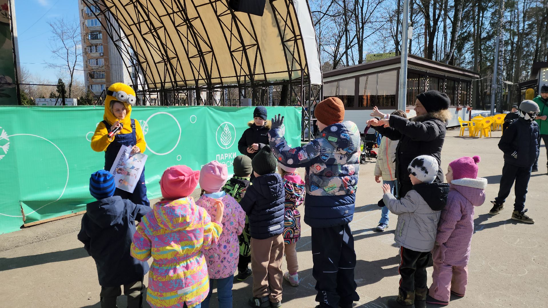 ногинск, парки подмосковья, спорт, зарядка,