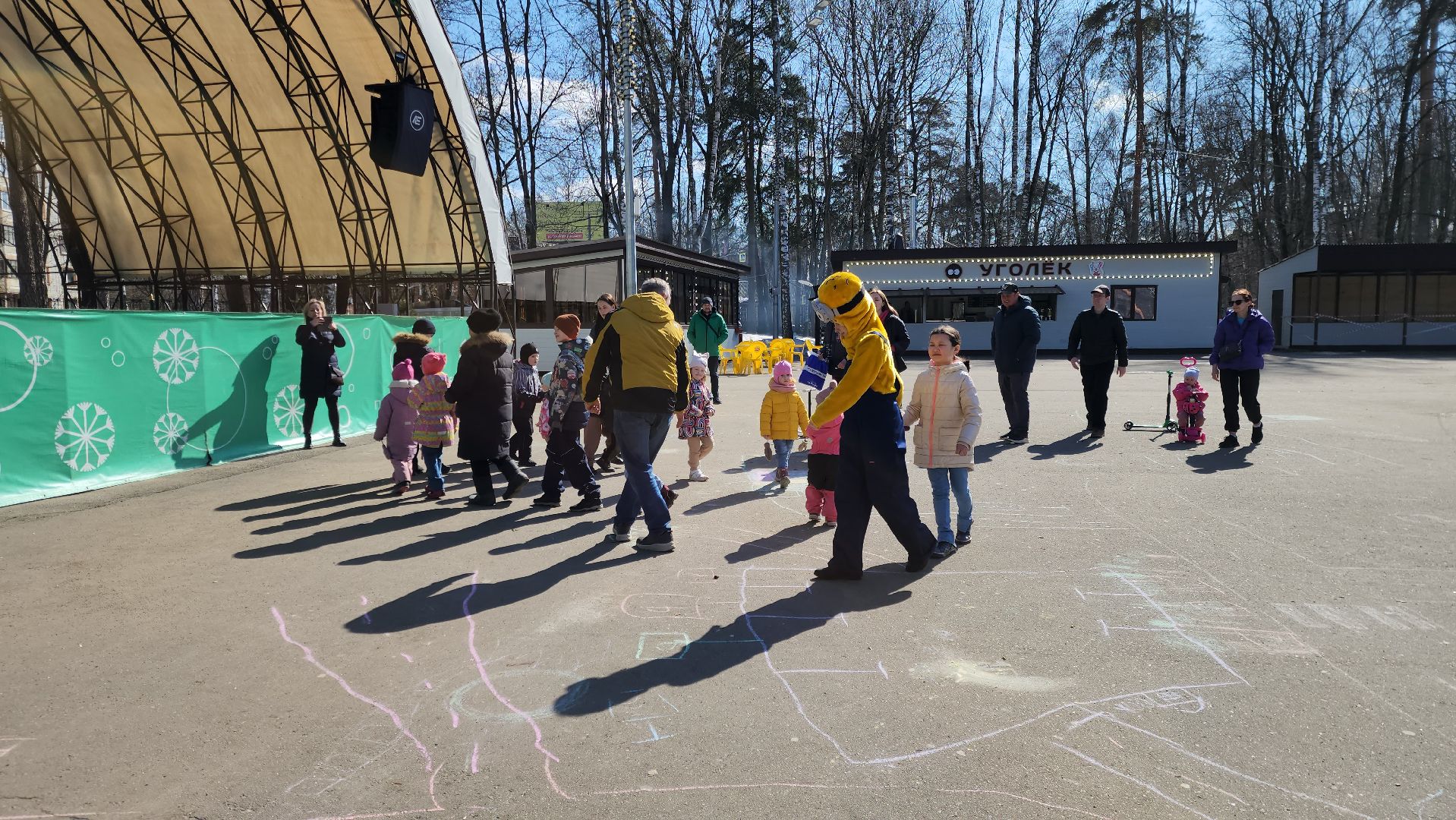 ногинск, парки подмосковья, спорт, зарядка,