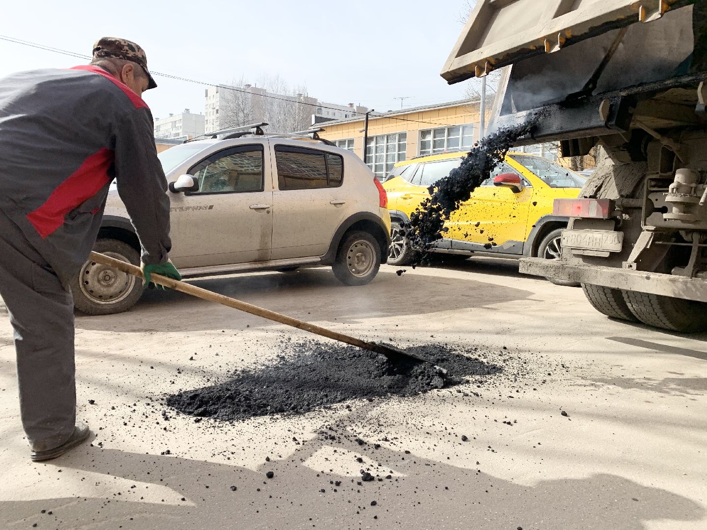 Балашиха, Подмосковье, ямы, ямочный ремонт, Дороги, ремонт дорог,