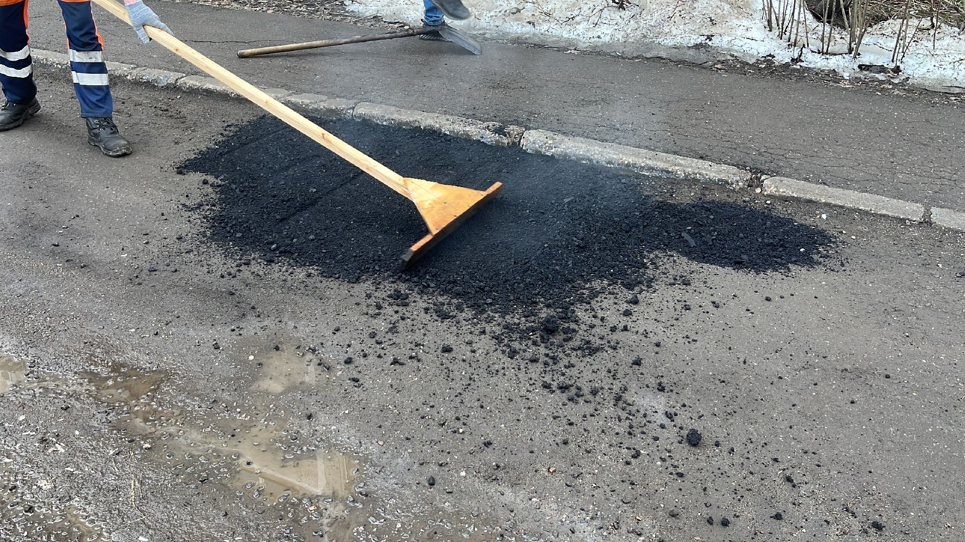 ремонт дорог, ремонт дороги, ямочный ремонт,