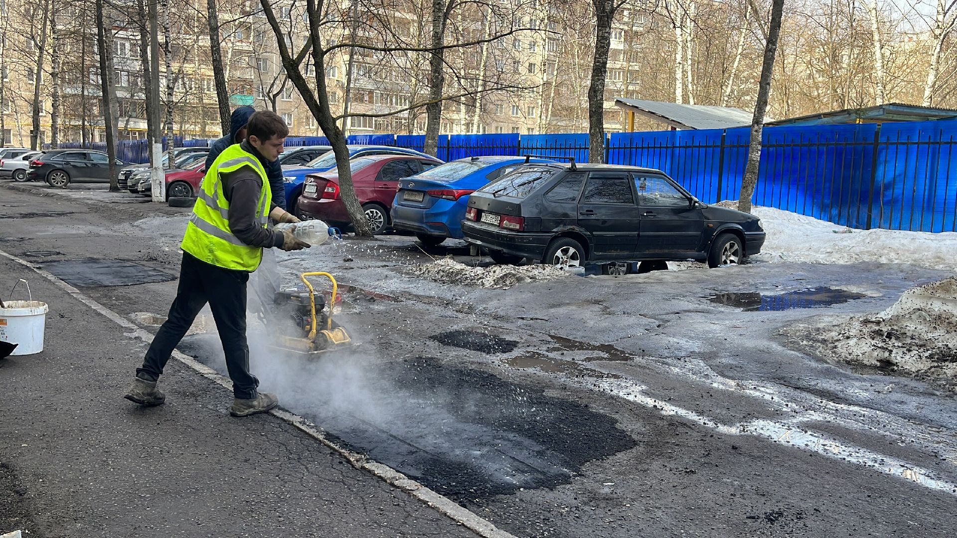 ремонт дорог, ремонт дороги, ямочный ремонт,