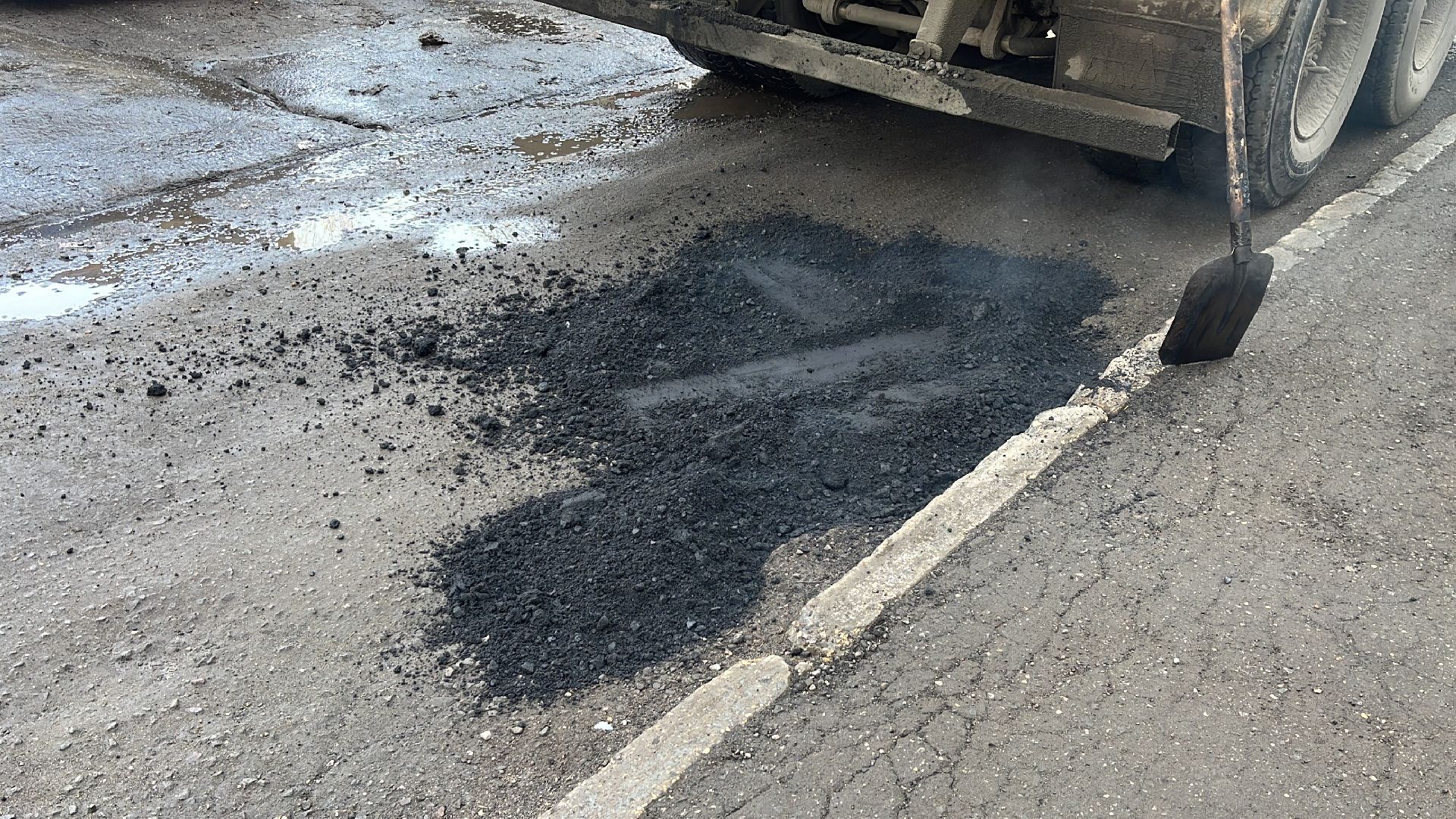 ремонт дорог, ремонт дороги, ямочный ремонт,